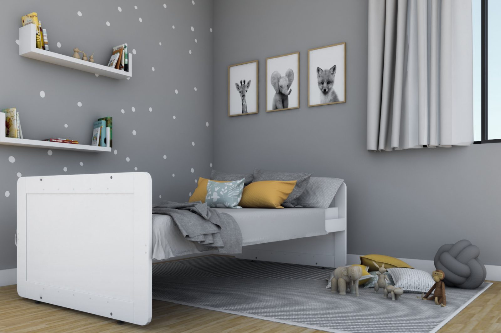 Cama Individual Nube 5